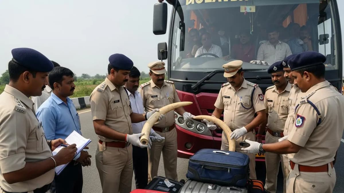 Major Wildlife Trafficking Uncovered in Gandhinagar, Rajasthan Youth Arrested
