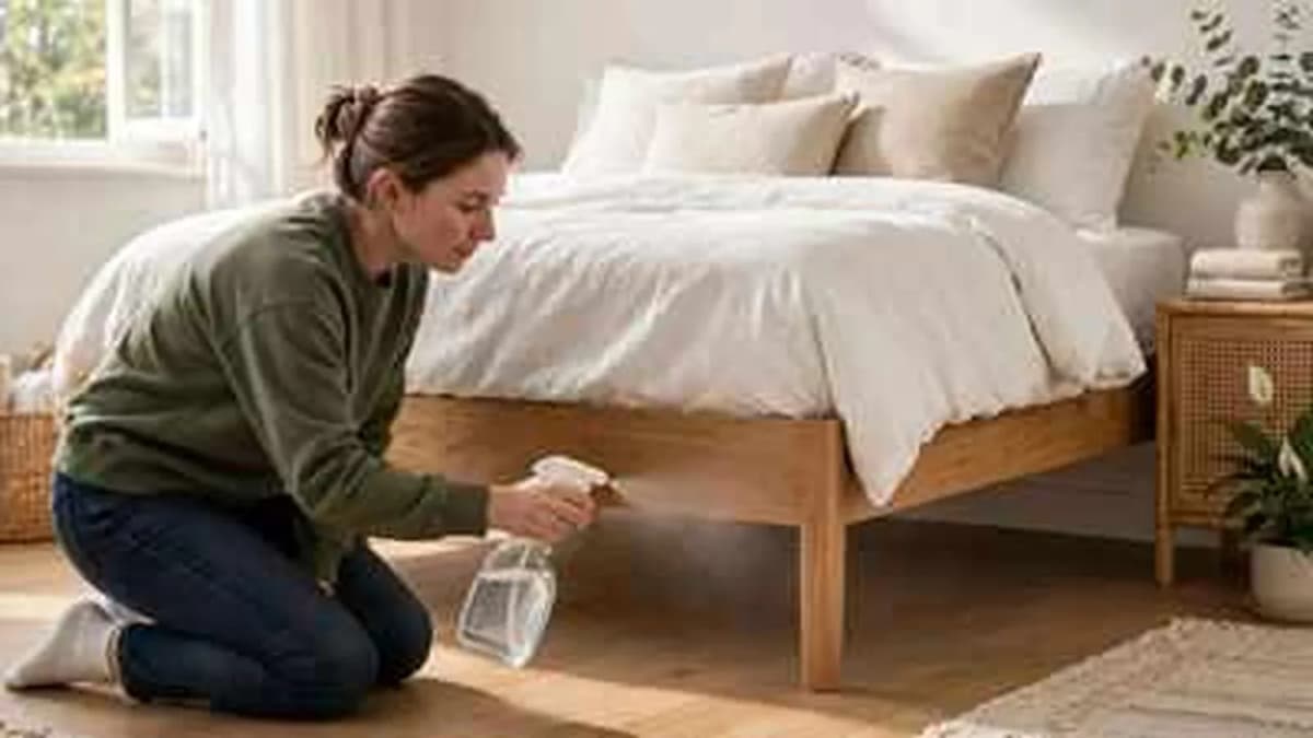 Using White Vinegar for Cleaning Under the Bed