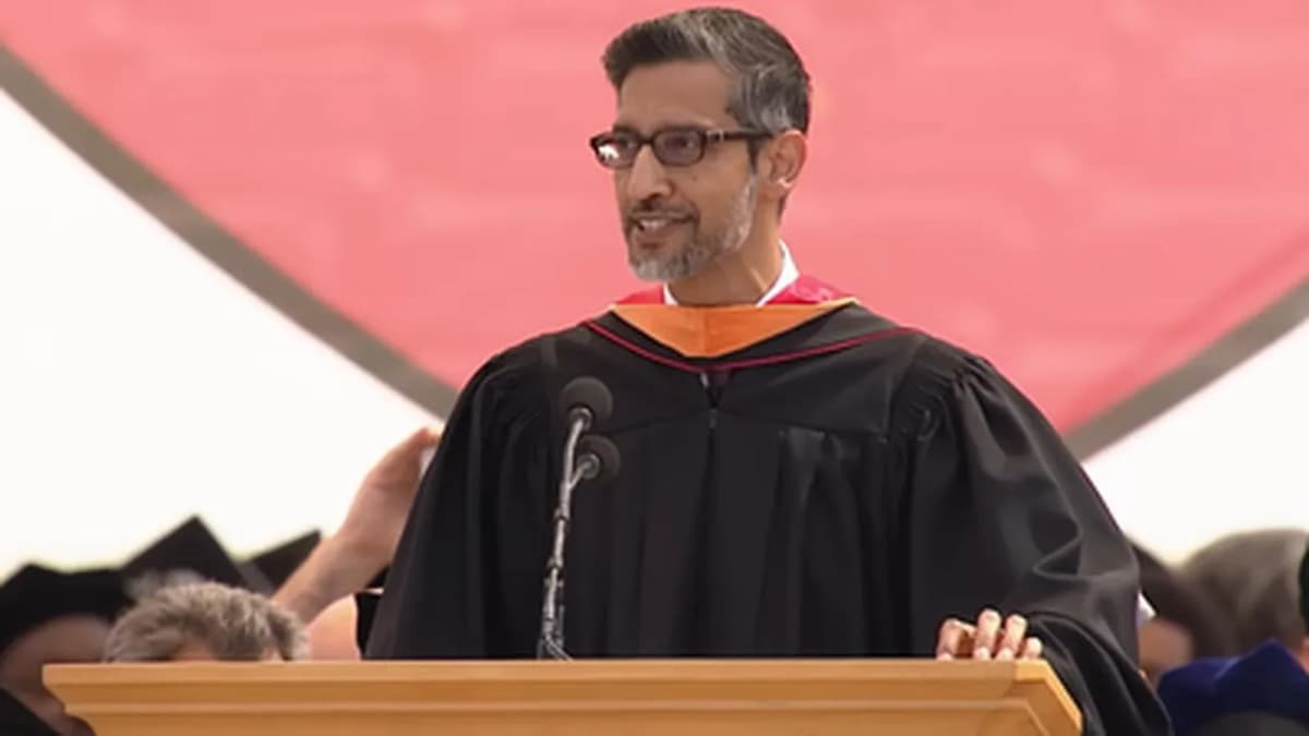 Sundar Pichai Shares Three Principles of Success at Stanford Graduation