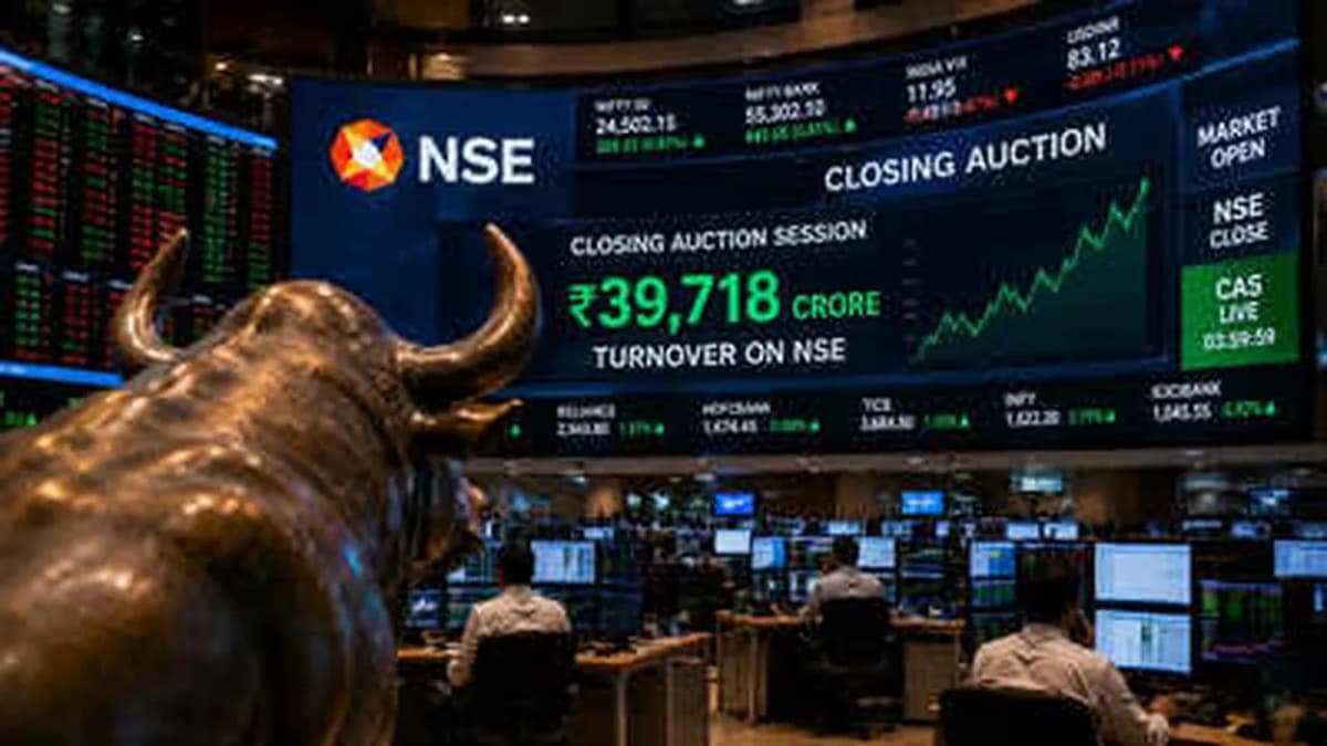 NSE Records Rs 39,718 Crore Trade in First Closing Auction Session on Monday