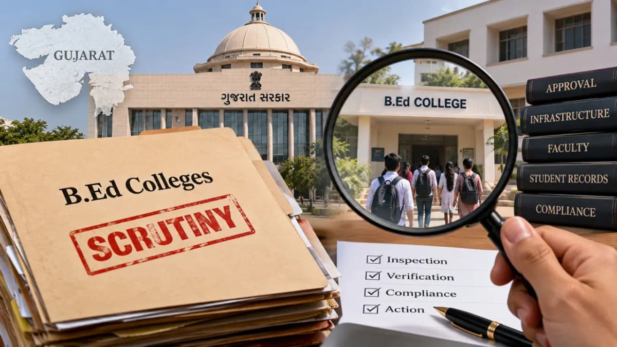 Government Scrutiny on 70 Private BEd Colleges in Gujarat