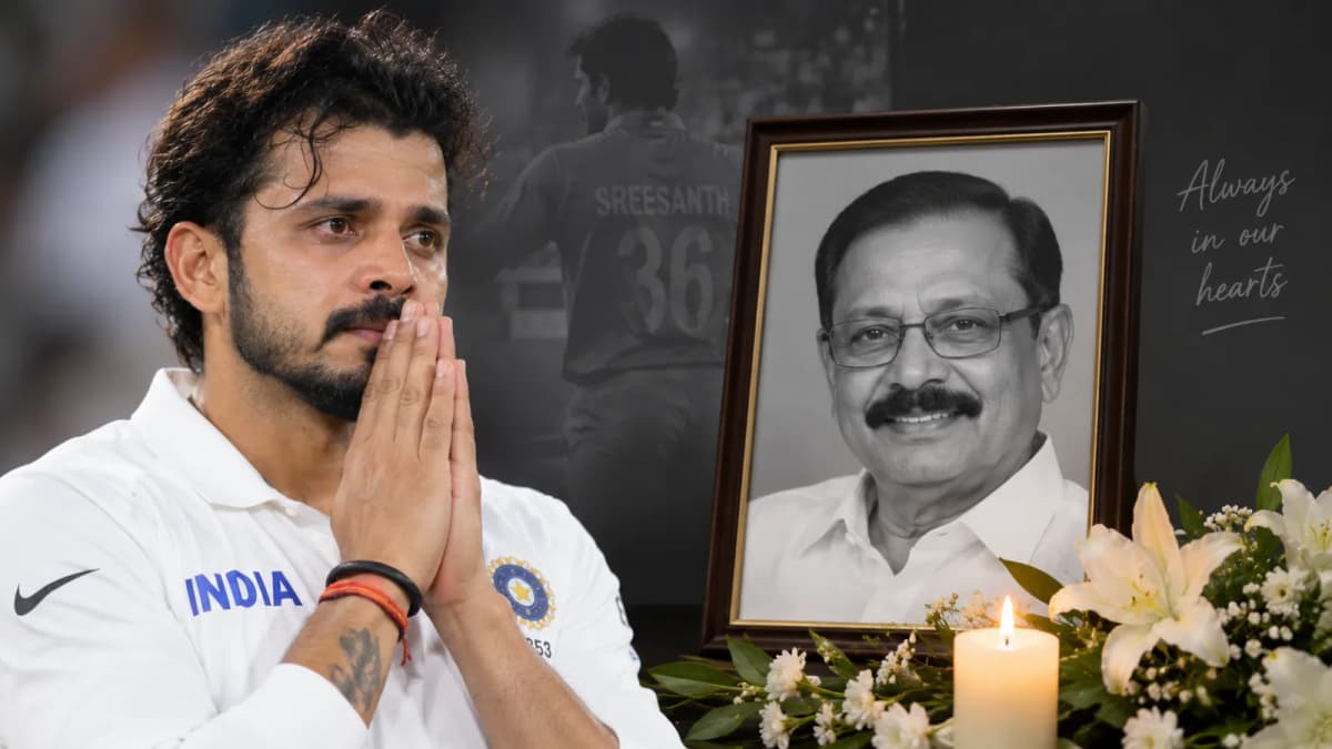Former Cricketer S. Sreesanth's Father V. Shantakumaran Nair Passes Away