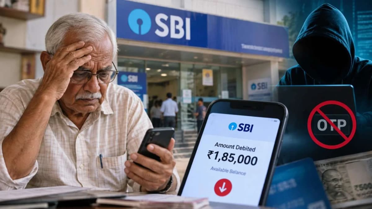 1.85 Lakh Cyber Fraud From Retired Teachers SBI Account in Kadi Without OTP