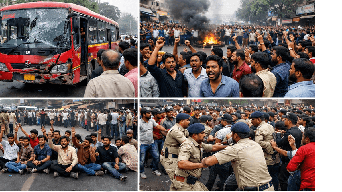 AMTS Bus Accident in Ahmedabad Sparks Outrage