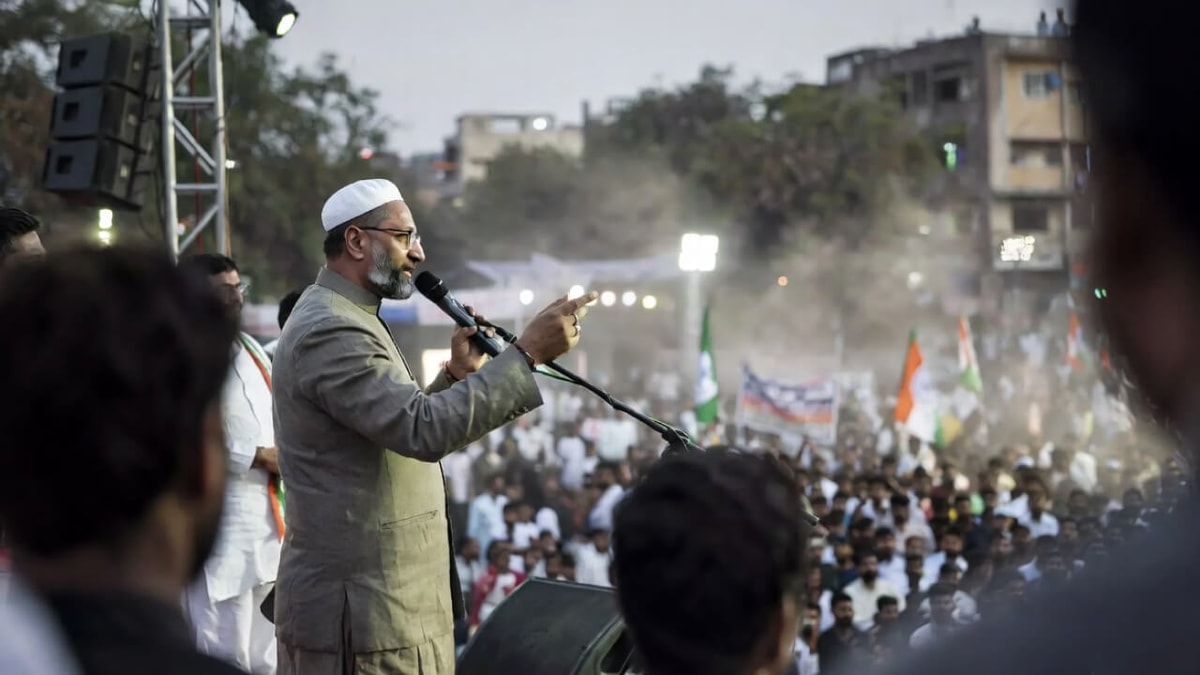Owaisi Critiques UCC Amid Local Election Campaign in Ahmedabad