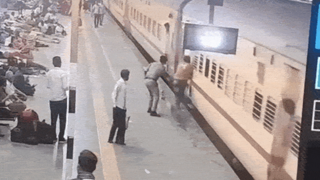 RPF Saves Passenger's Life at Ahmedabad Railway Station