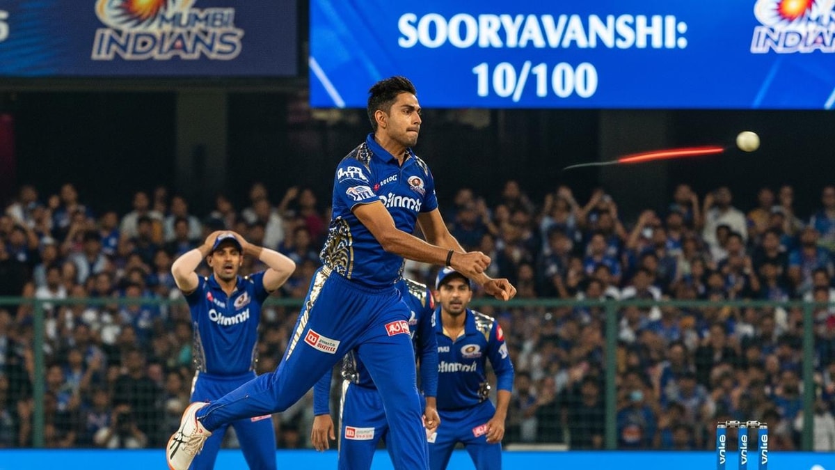 Vaibhav Sooryavanshi Dismantles Mumbai Indians, Sets New IPL Records