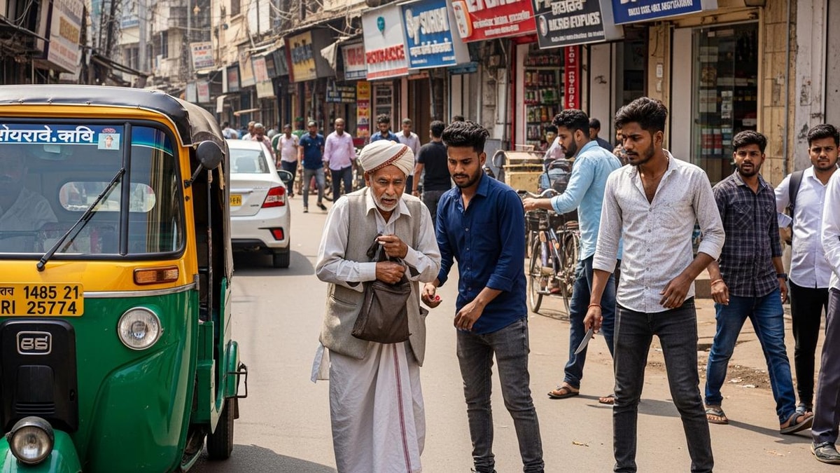 Elderly Man Robbed at Knifepoint in Ahmedabad