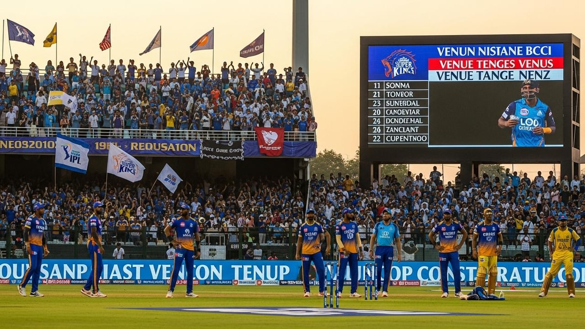 IPL 2026: BCCI Makes Significant Schedule Change for Matches Between Gujarat Titans and Chennai Super Kings