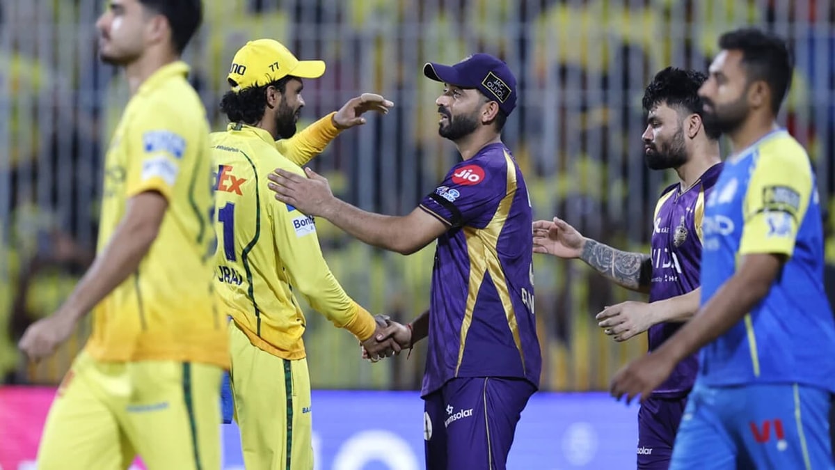 Kolkata Faces Fourth Defeat in IPL 2026: Chennai Wins by 32 Runs, Noor Ahmad Becomes ‘Kohinoor’, Despite Samson’s 48 Runs KKR Falls Short