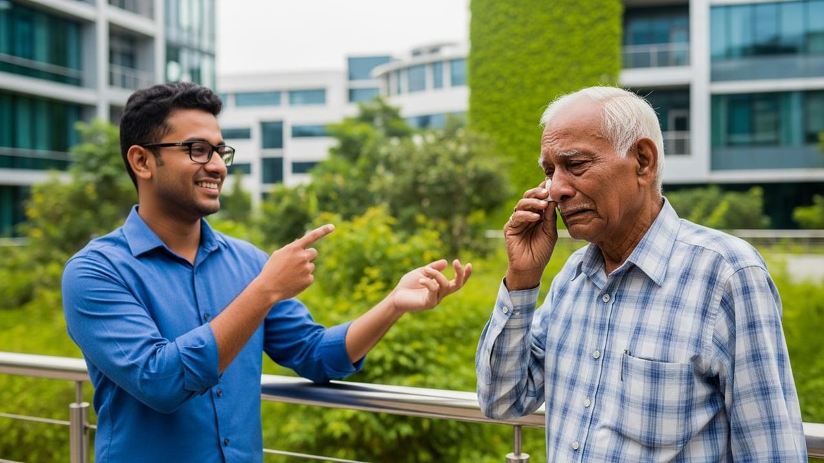 Bengaluru Engineer Experiences Emotional Moment at Google Campus with Grandfather