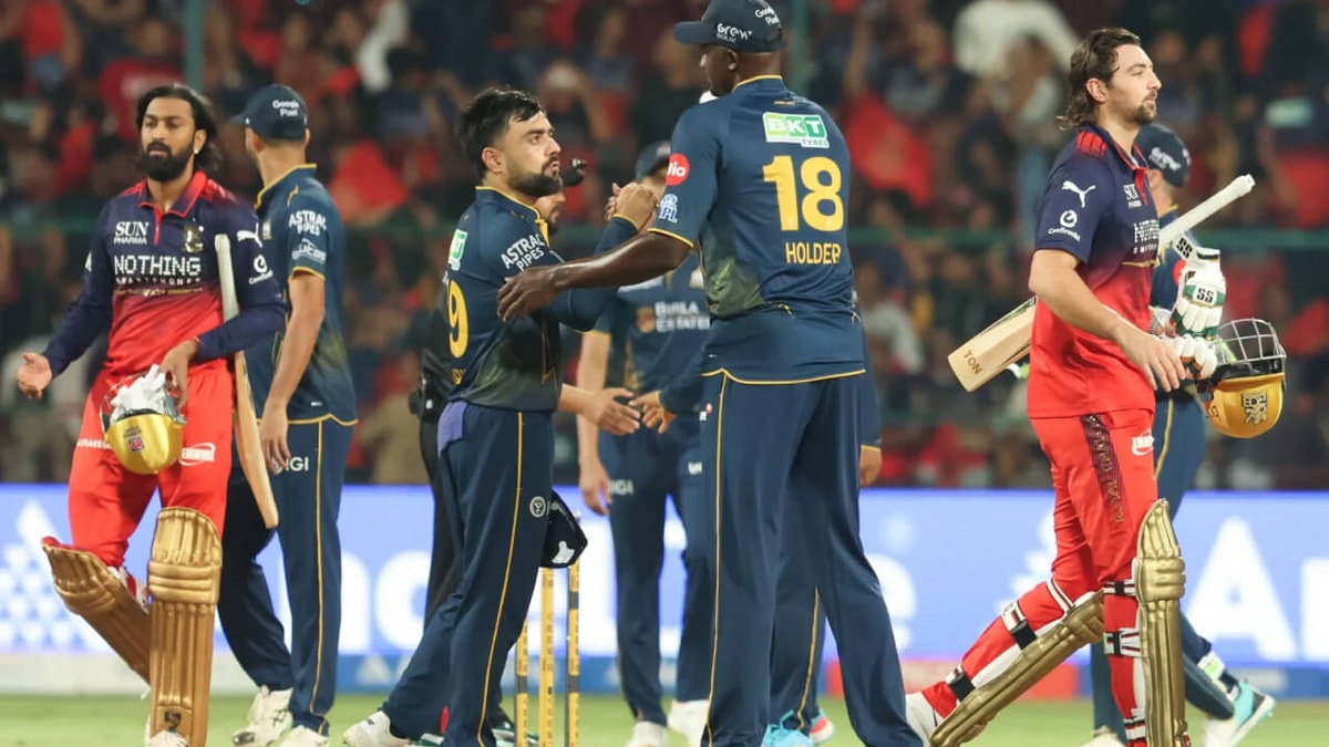 Gujarat’s Impressive Win Against Bengaluru, Defeated by 4 Wickets; Gill Top Scorer, Arshad’s Lethal Bowling Performance