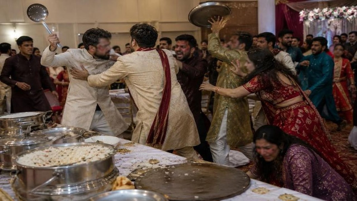 Chaos Erupts at Ahmedabad Wedding Over Biryani vs. Pulao Dispute