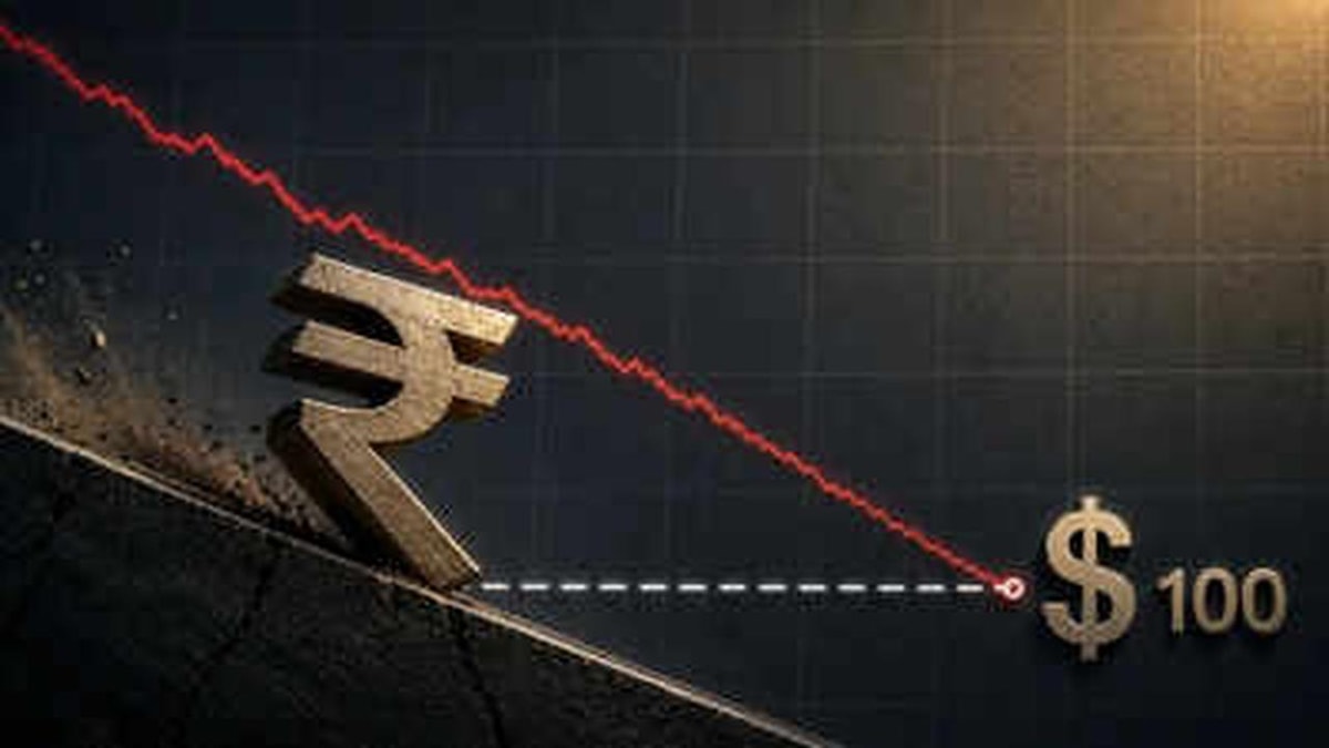 Indian Rupee Depreciates, Approaching 100 Mark Against Dollar