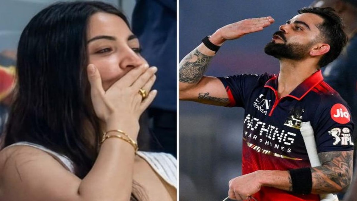 Virat Kohli Wins IPL 2023 Trophy, Anushka's Joyful Moment
