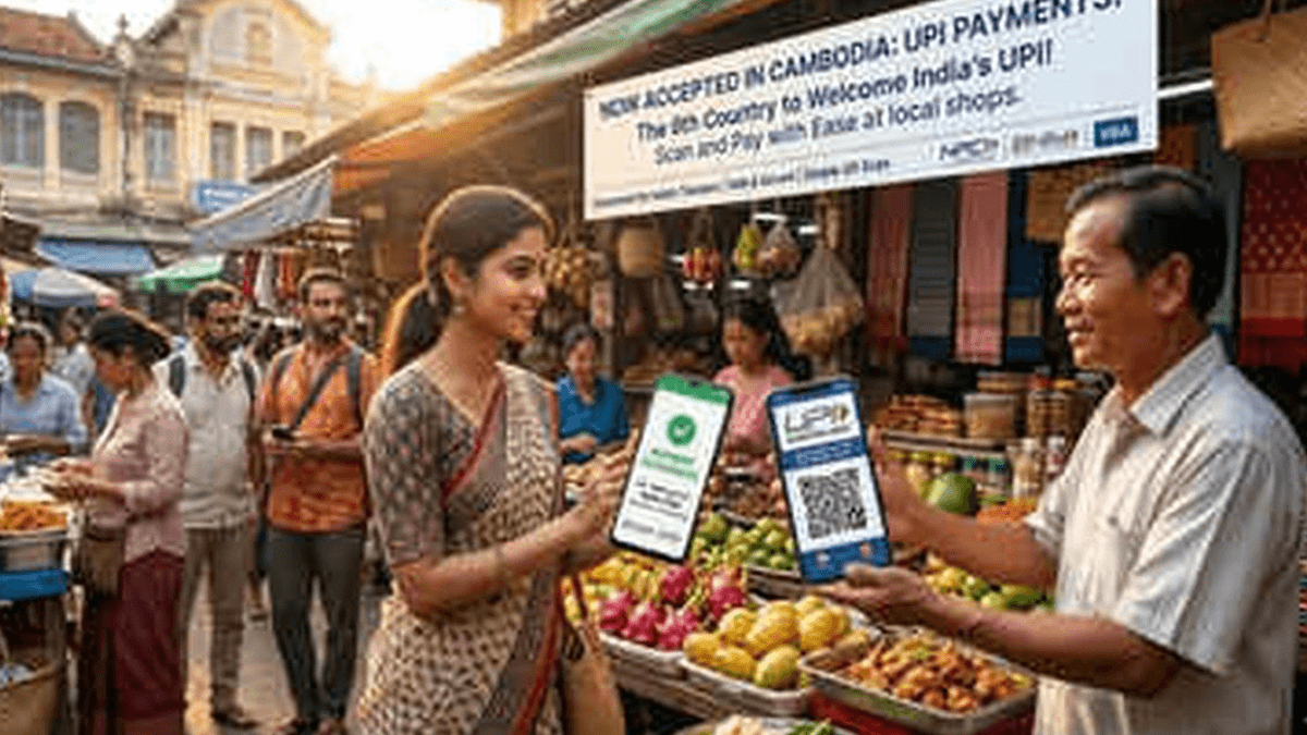 UPI Payment Facility Launched for Indian Travelers in Cambodia