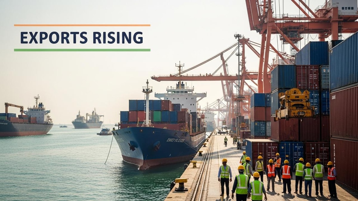 India's Exports Rise by 15%, Trade Deficit Widens