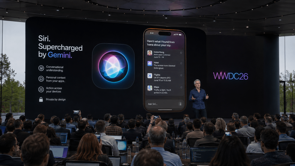 Apple Announced the New Siri at Worldwide Developers Conference 2026