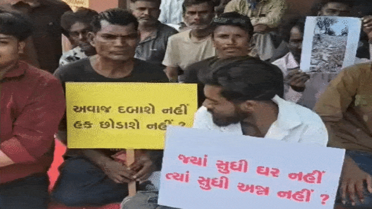 Chandlodia Demolition Dispute Escalates, Locals Stage Protest; Families Left on Streets After 40-Year-Old Homes Demolished, Threaten to Approach High Court