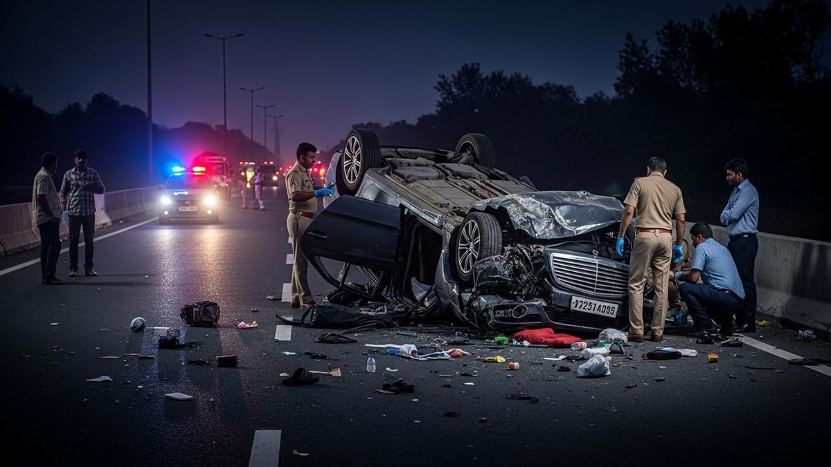 Two Young Lives Lost in Mumbai-Vadodara Highway Accident