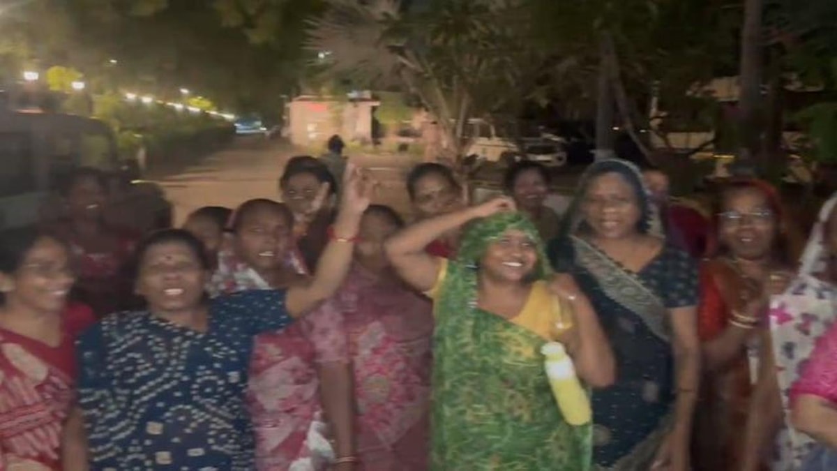Residents Protest Against Bootlegging in Punith Society