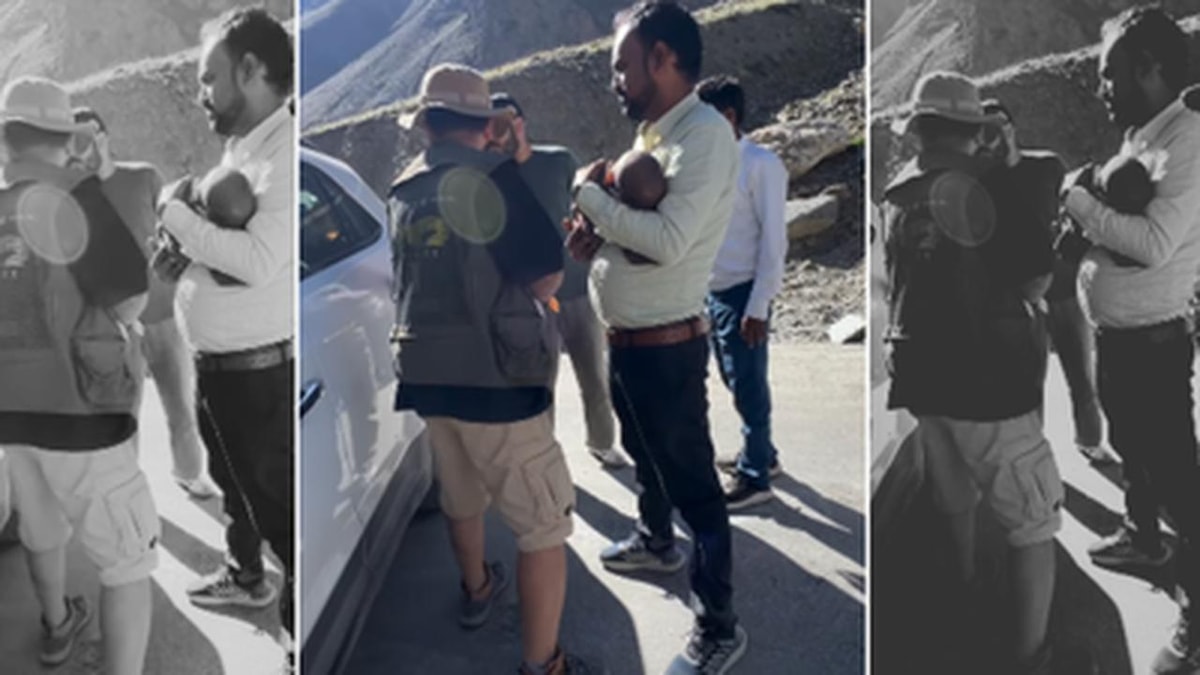 Baby Faces Altitude Sickness During Zanskar Trip