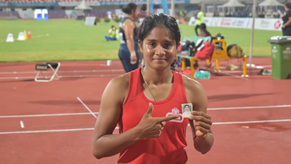 G Sindhushree's New Success: 4.25 Meter Jump Dedicated to Her Father