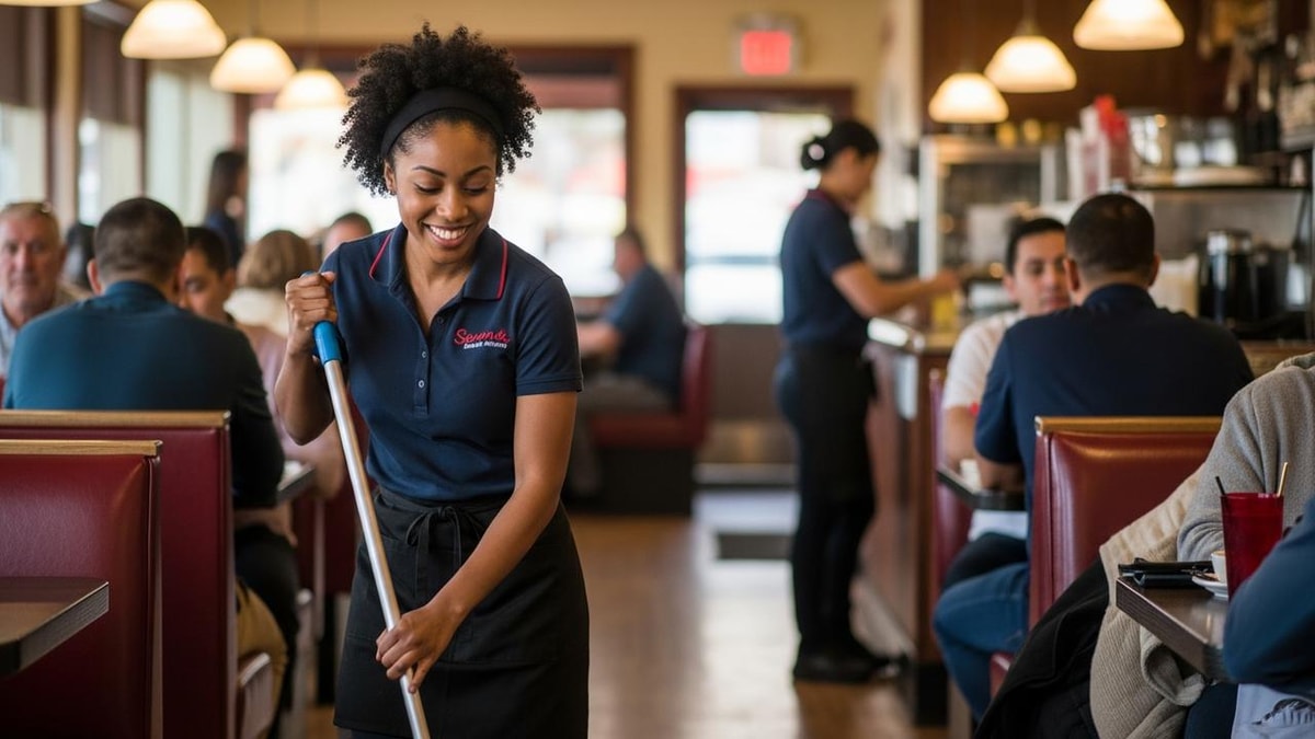 A Woman's Decision to Leave Corporate Job to Become a Waitress