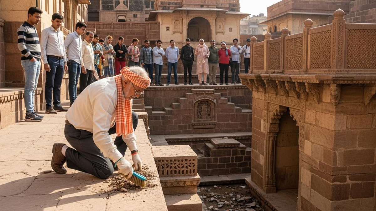 Caron Rawnsley's Work in Restoring Jodhpur's Stepwells