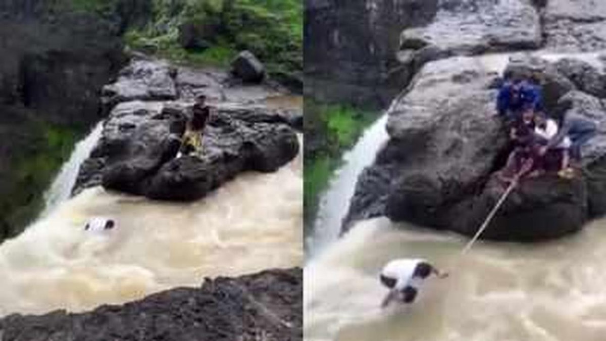 Incident of Saving a Child at Kalu Falls