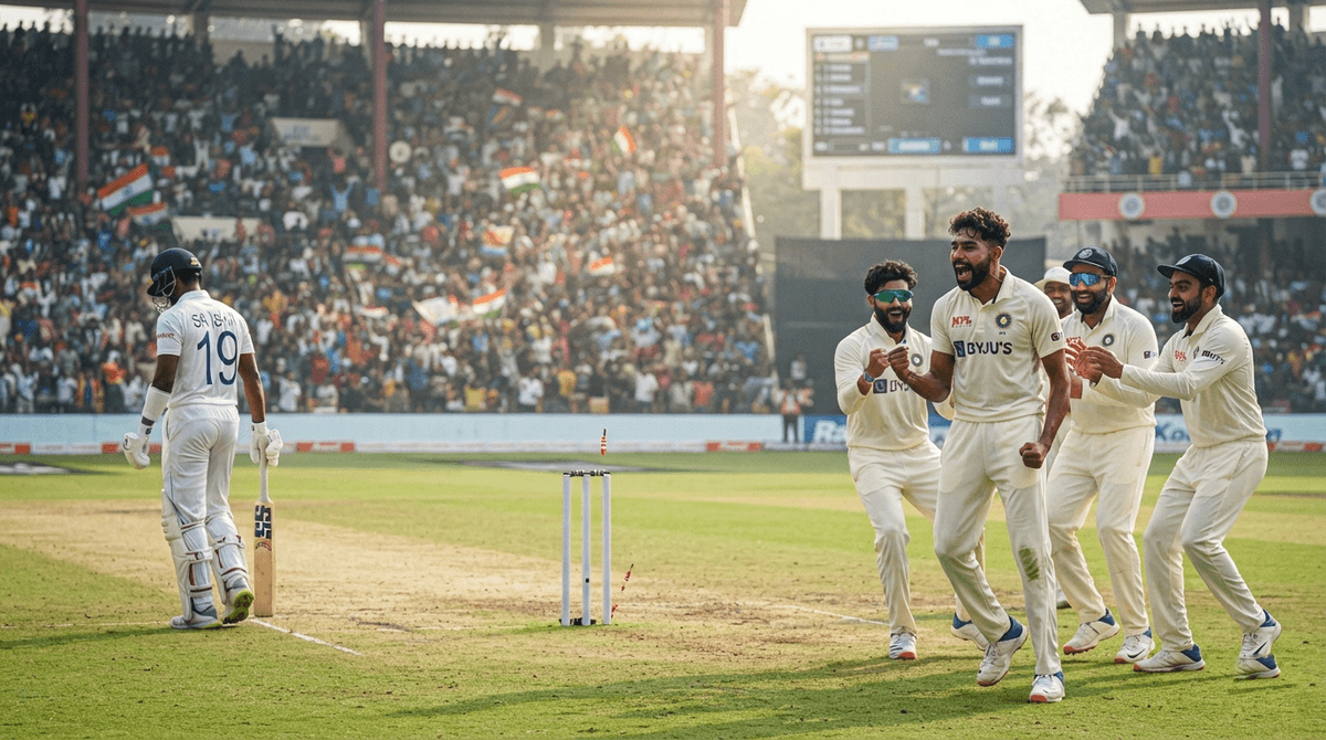 Mohammed Siraj Strikes Early as India Face Sri Lanka in Second Test