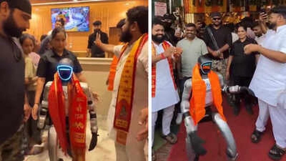 Humanoid Robot's Presence at Sandwich Shop Inauguration in Ujjain