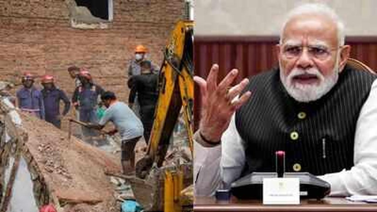 One Death in Five-Storey Building Collapse in Delhi, PM Modi Expresses Sorrow