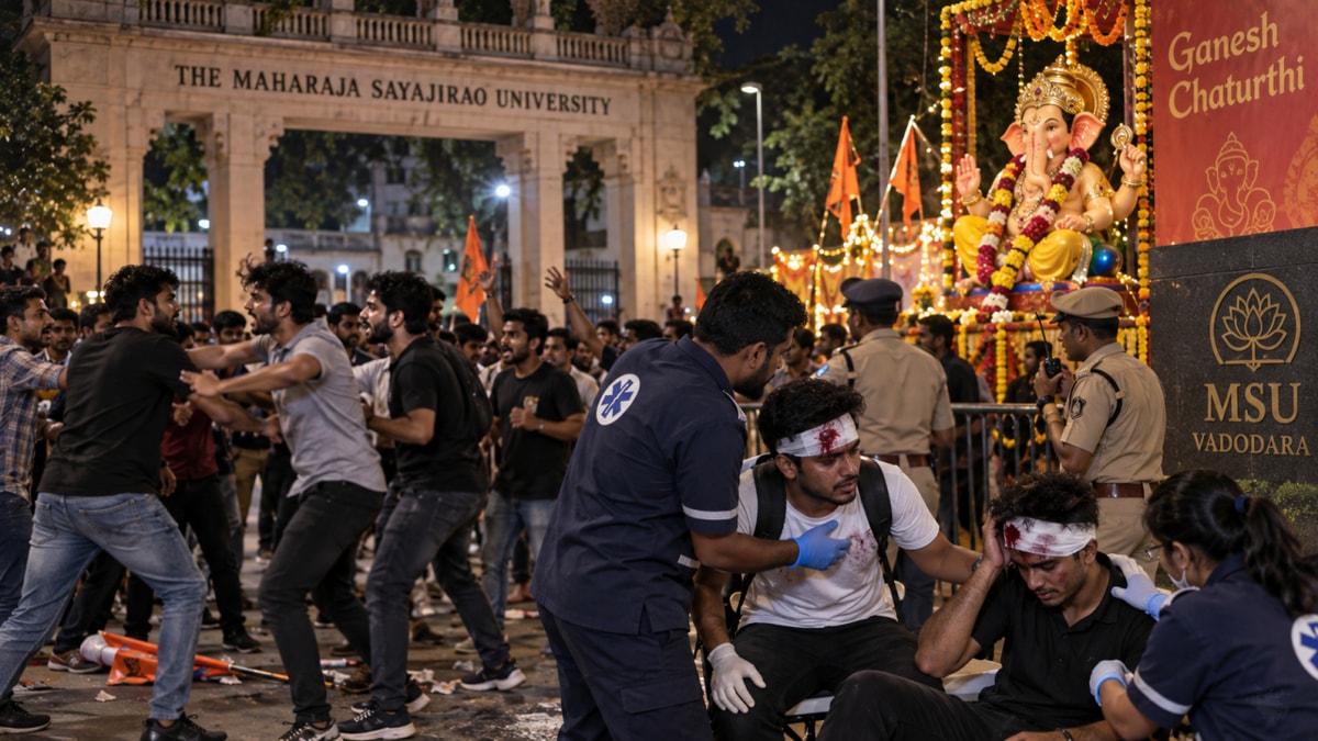 Clash During Ganesh Chaturthi at MSU, Two Students Injured