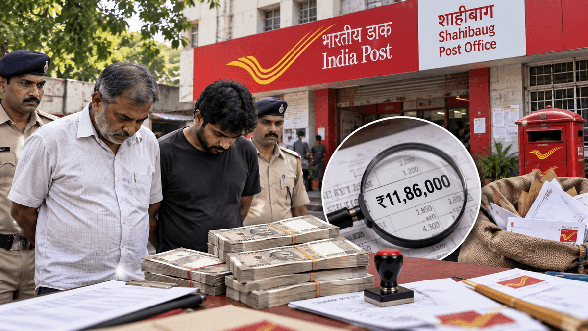 Shahibaug Postal Scam: Father-Son Duo Booked Over ₹11.86 Lakh