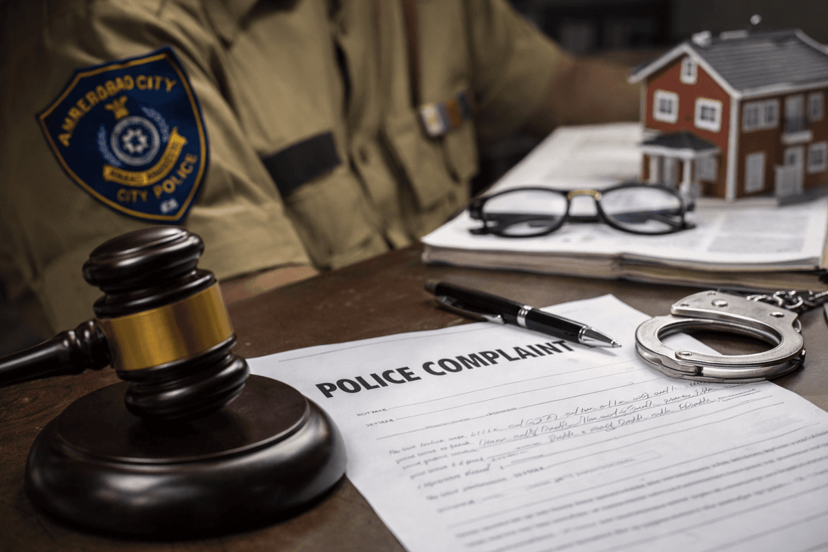 Police Complaint Filed in Ahmedabad Over Domestic Abuse and Property Fraud Allegations Police Complaint Filed in Ahmedabad Over Domestic Abuse and Property Fraud Allegations