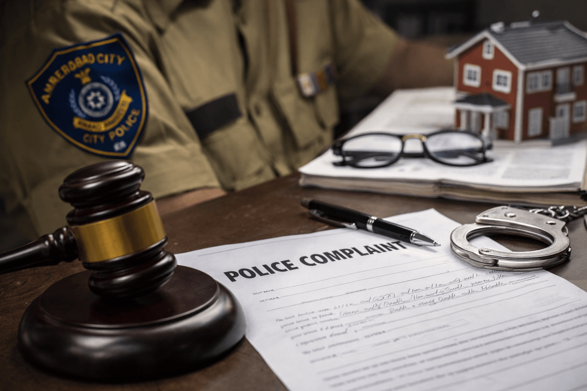Police Complaint Filed in Ahmedabad Over Domestic Abuse and Property Fraud Allegations Police Complaint Filed in Ahmedabad Over Domestic Abuse and Property Fraud Allegations