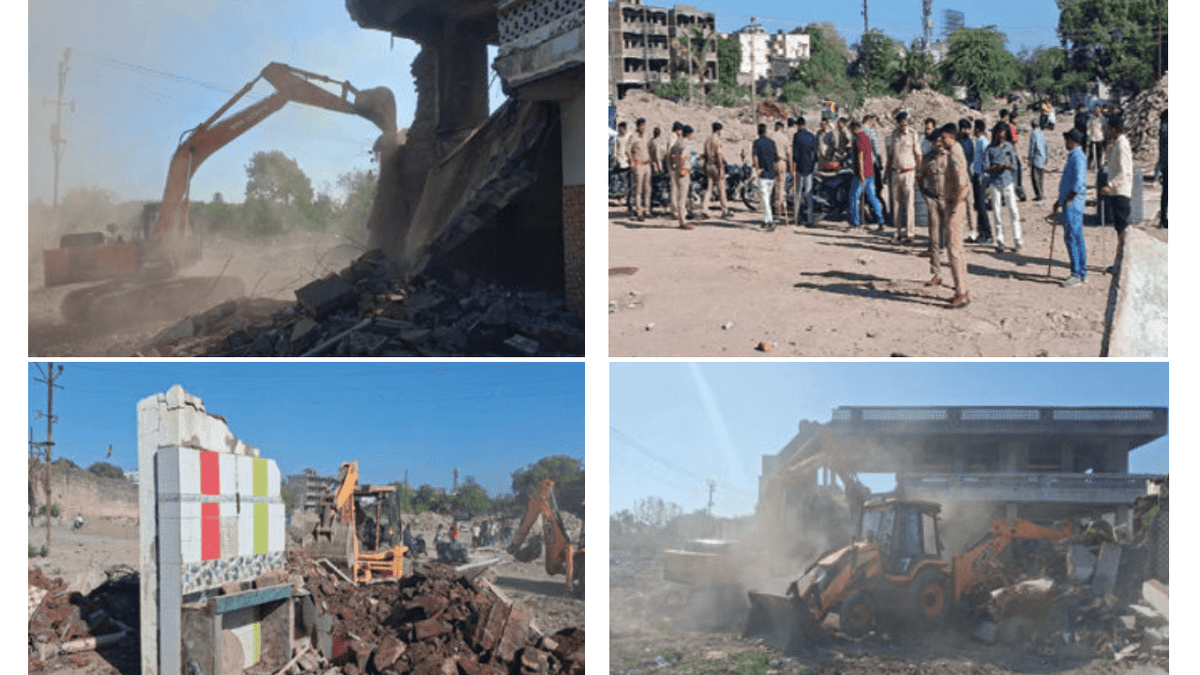 Mega Demolition in Jamnagar: 12,000 Square Meter Encroachment Cleared in Bachunagar Area Mega Demolition in Jamnagar: 12,000 Square Meter Encroachment Cleared in Bachunagar Area