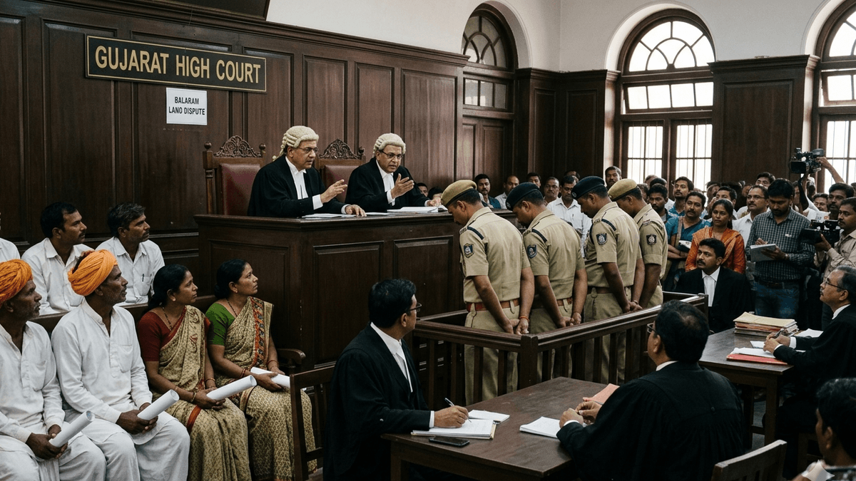 Gujarat High Court Criticizes Forest Department Officials in Balaram Land Dispute Gujarat High Court Criticizes Forest Department Officials in Balaram Land Dispute