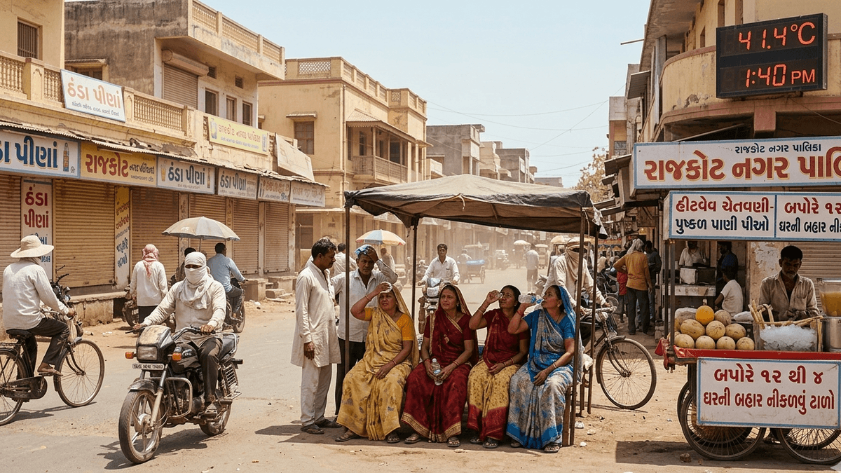 Gujarat Faces Extreme Heatwave as Temperatures Soar Gujarat Faces Extreme Heatwave as Temperatures Soar