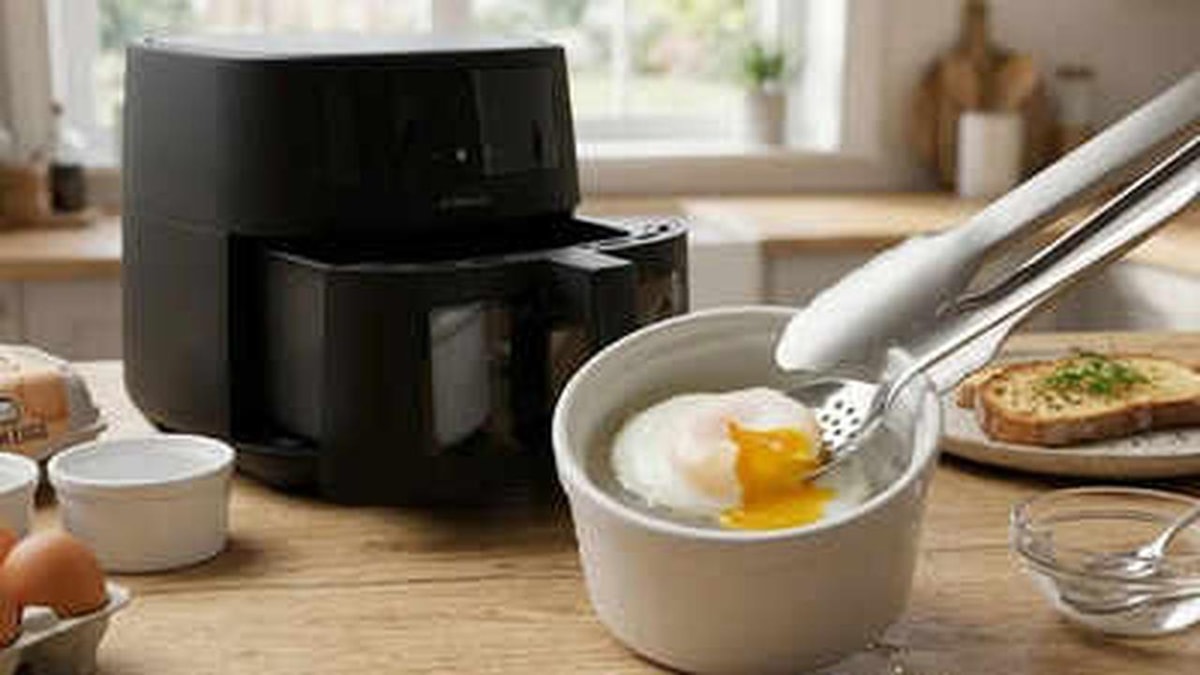 Innovative Air Fryer Method Simplifies Poached Egg Preparation Innovative Air Fryer Method Simplifies Poached Egg Preparation