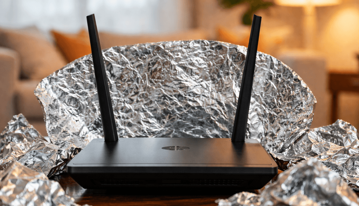 How Homeowners Use Aluminum Foil to Combat Weak Wi-Fi Signals How Homeowners Use Aluminum Foil to Combat Weak Wi-Fi Signals