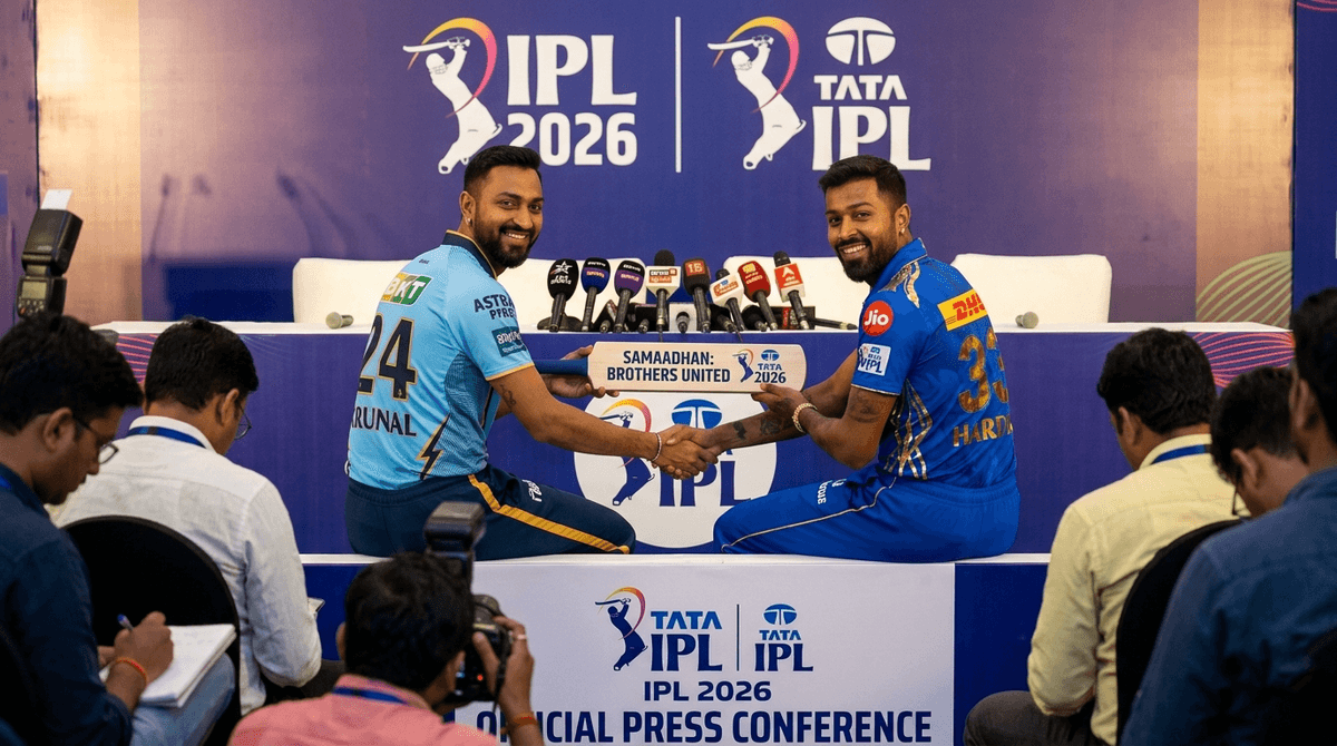 IPL 2026 Drama: Krunal Pandya Addresses Rift Rumors with Brother Hardik IPL 2026 Drama: Krunal Pandya Addresses Rift Rumors with Brother Hardik
