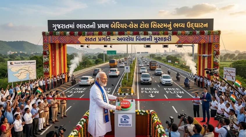 India Launches First Barrier-less Toll System in Gujarat India Launches First Barrier-less Toll System in Gujarat