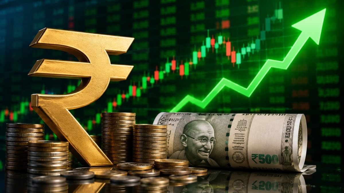 Indian Rupee Surges by 56 Paise to Close at 95.18 Indian Rupee Surges by 56 Paise to Close at 95.18