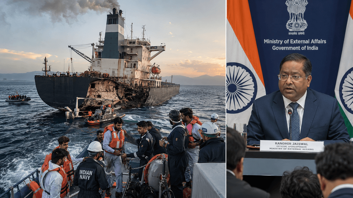 India's Strong Condemnation: Three Indian Sailors Killed in U.S. Strikes in Oman India's Strong Condemnation: Three Indian Sailors Killed in U.S. Strikes in Oman