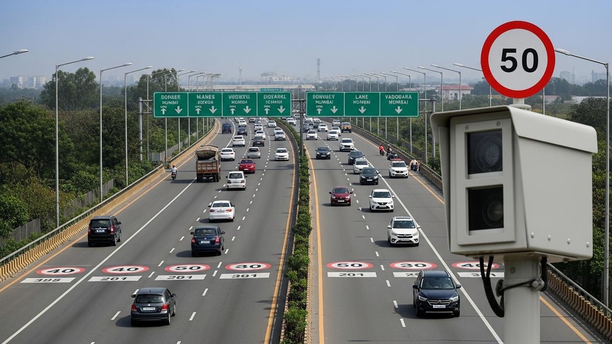 New Speed Detection System Launched on Vadodara-Mumbai Expressway New Speed Detection System Launched on Vadodara-Mumbai Expressway