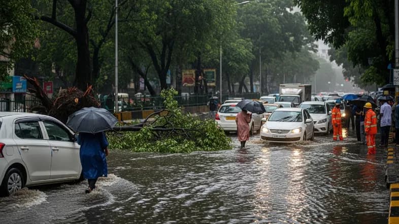Heavy Rains Paralyze Life in Mumbai Heavy Rains Paralyze Life in Mumbai