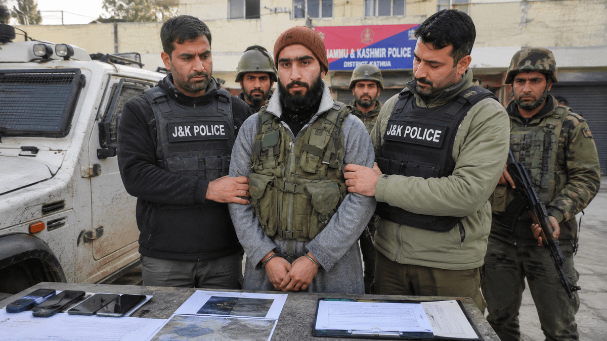 Jammu and Kashmir Police Arrest Mohammad Latif Jammu and Kashmir Police Arrest Mohammad Latif