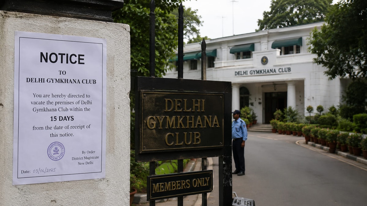Delhi Gymkhana Club Receives Eviction Notice Delhi Gymkhana Club Receives Eviction Notice